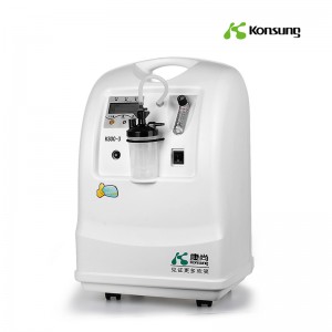 3L concentrator oxygen streamline design with USA technology oil free compressor