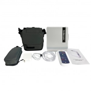 Konsung Lightweight Travel Light Mini Battery Small Portable Outdoor Car Oxygen Concentrator with Backpack